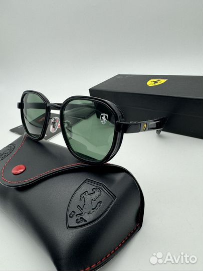 Солнцезащитные очки ray ban ferrari стекло