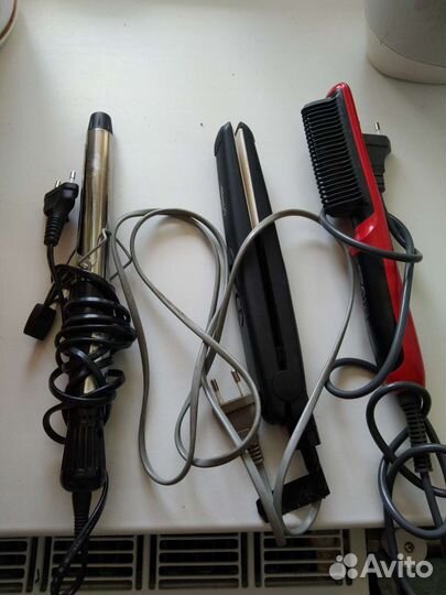 Утюжок, расчёска выпрямитель, плойка