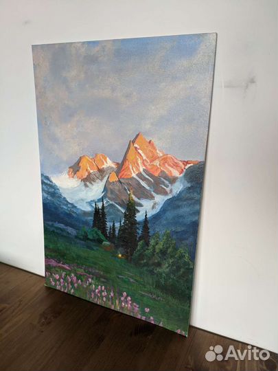 Картина акрилом на холсте