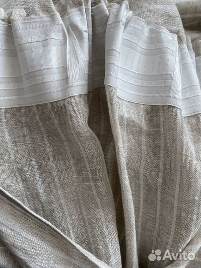 Шторы льняные IKEA