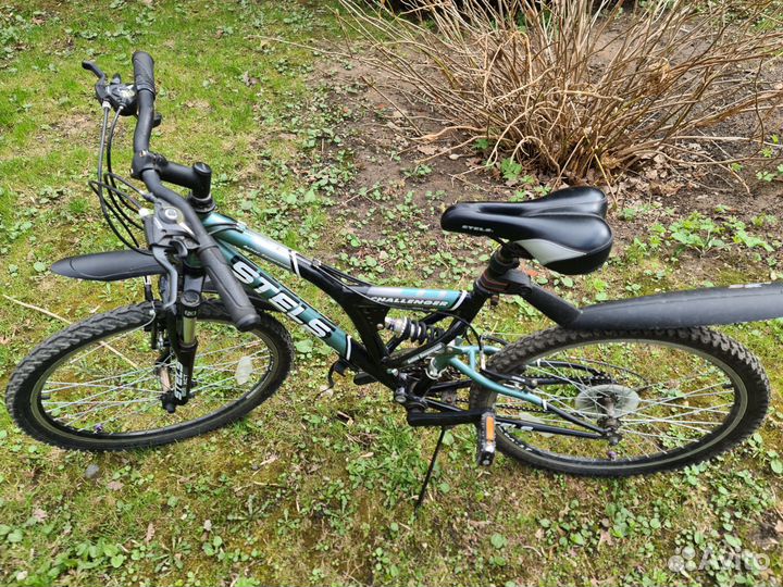 Подростковый велосипед двухподвес Stels