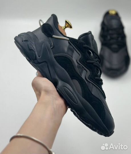 Кроссовки Adidas ozweego женские Triple black