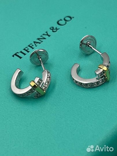 Серебряные серьги Tiffany & Co