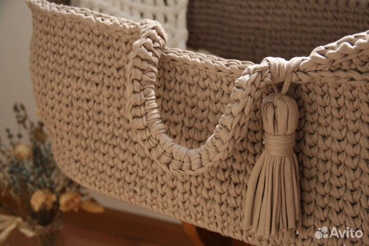 Люлька колыбель плетеная