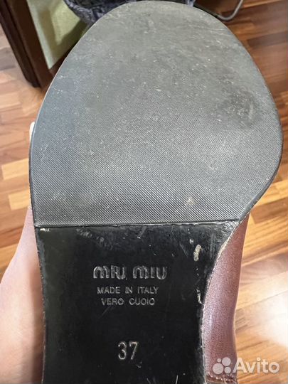 Сапоги Miu Miu Italy 37 37,5