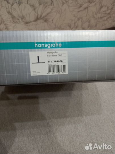 Верхний душ hansgrohe