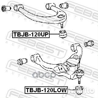 Пыльник шаровой опоры нижнего рычага tbjb120LOW