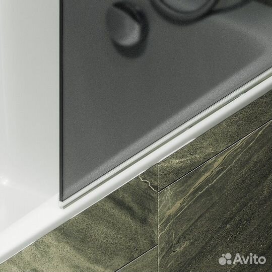 Шторка для ванны поворотная на монопетле MaybahGla