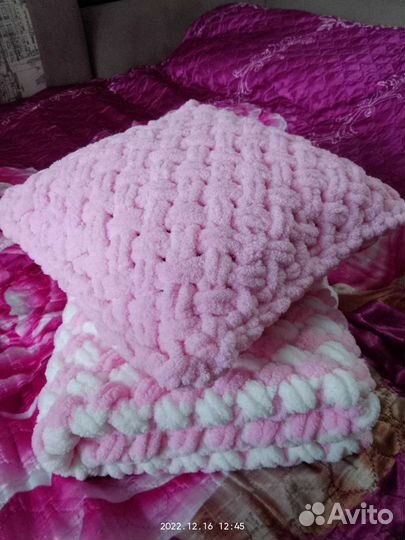 Плед детский плюшевый