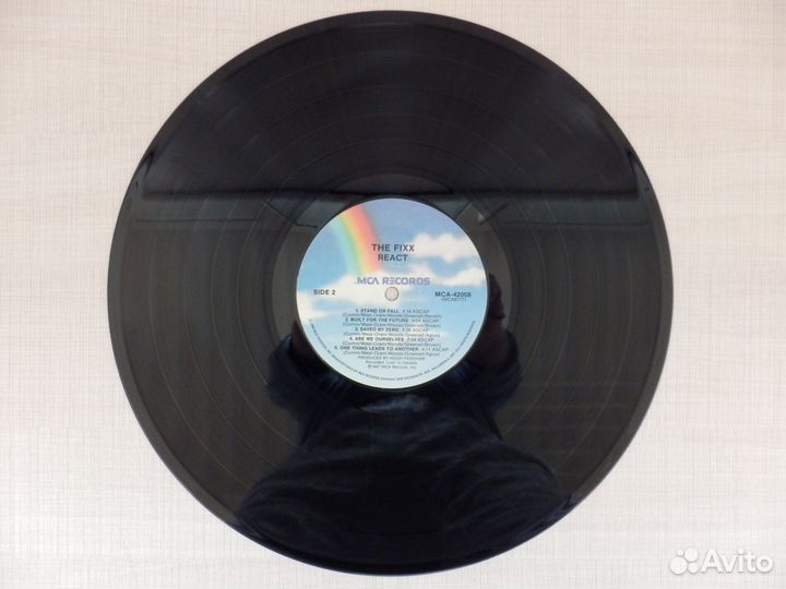 LP The Fixx - React EX/EX, Canada, 1987