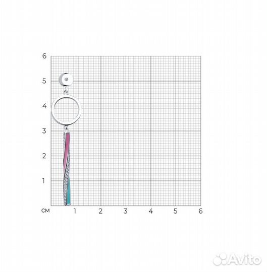 Подвеска серебряная новая 1.87 гр