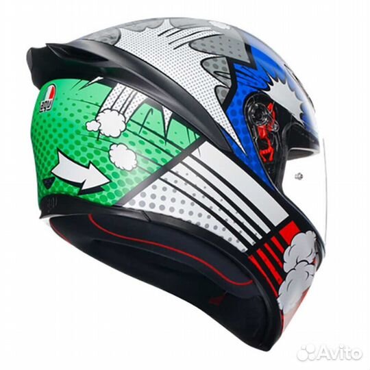 AGV K1 S E2206 Full Face Helmet Bang Matt Italy