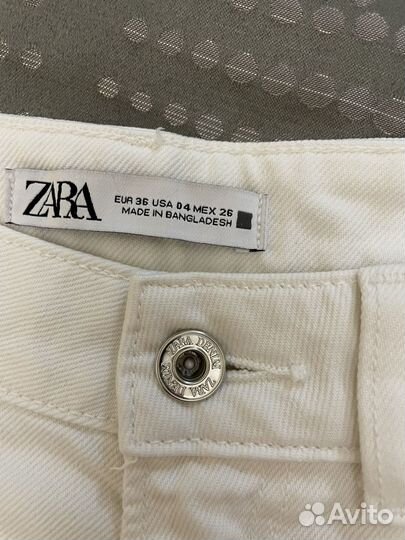 Джинсовые шорты Zara 36