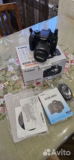 Фотоаппарат canon eos 600d kit 18 135