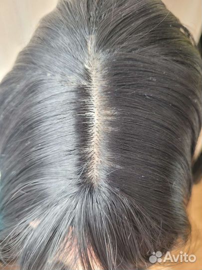 Парик черный 67см