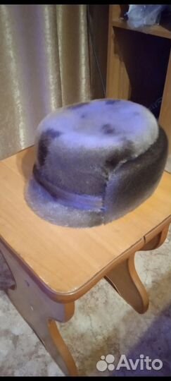 Норковая шапка мужская