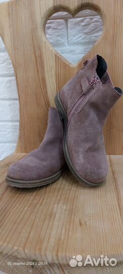 Ботинки демисезонные для девочки 25 размер