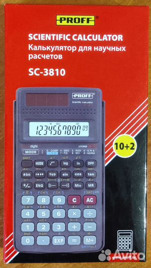 Калькулятор proff SC-3810