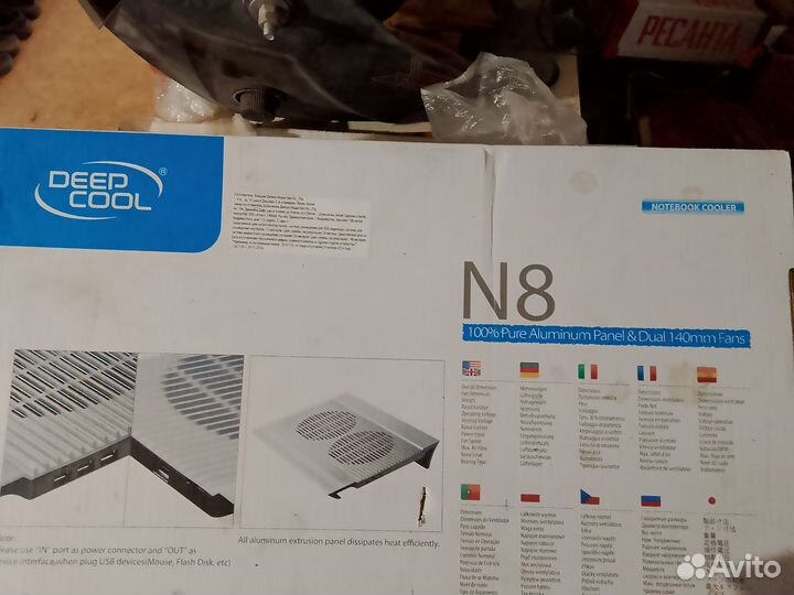 Подставка для ноутбука deepcool n8