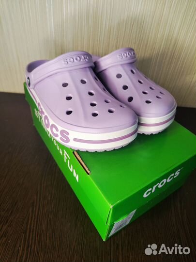 Crocs bayaband clog лиловые женские