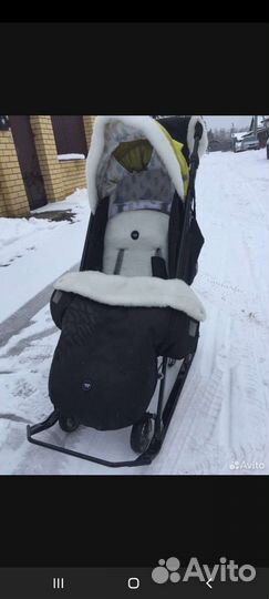 Коляска санки