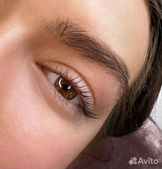 Коррекция бровей, ламинирование ресниц