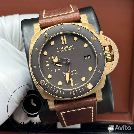Мужские часы Panerai Submersible Bronzo