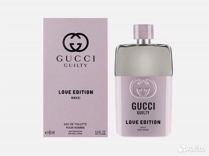 Туалетная вода gucci guilty love edition