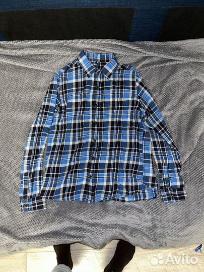 Фланелевая рубашка uniqlo