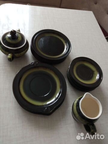 Набор тарелок СССР, Конаково, зик