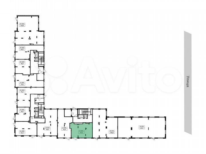 Сдам торговое помещение, 67.6 м²