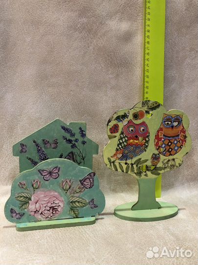 Салфетница из дерева