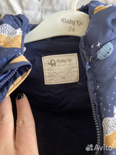 Комбинезон демисезонный 74