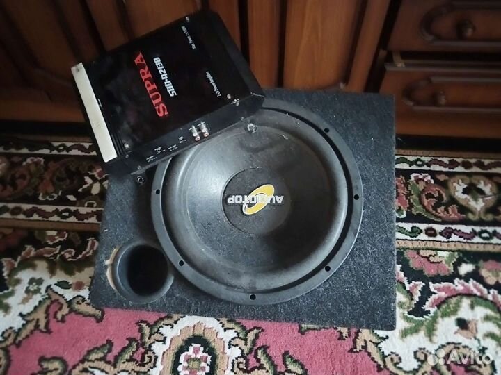 Сабвуфер и усилитель бу
