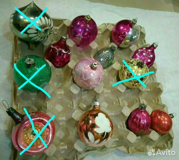 Ёлочные игрушки (Набор 10)