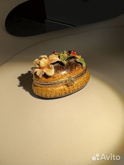 Шкатулка декоративная ciel из камня для украшений