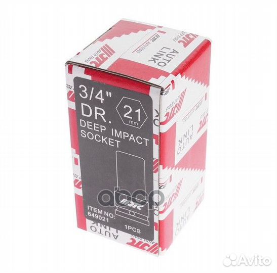 JTC649021 Головка торцевая глубокая 6 гр.3/4 х2