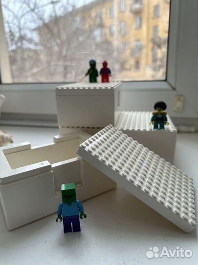 Lego коробка хранение bygglek