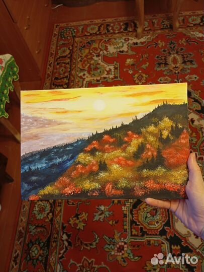 Картина гуашь