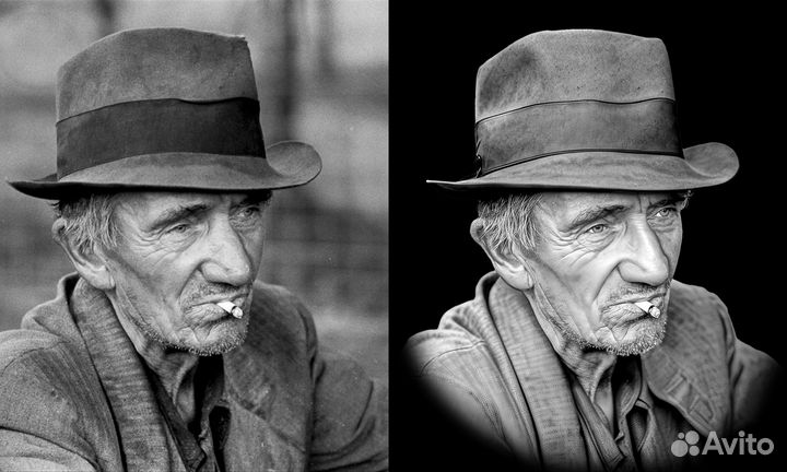 Ретушь фото на памятник