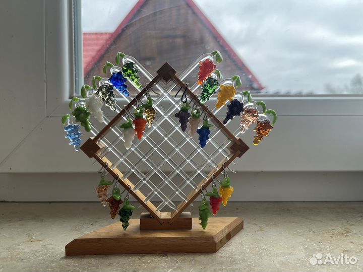 Шпажки Lauscha, Лауша, виноград, винтаж, Германия