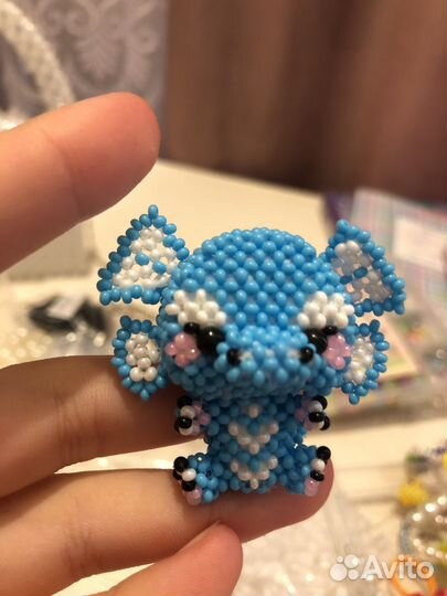 Амигуруми из бисера дракон