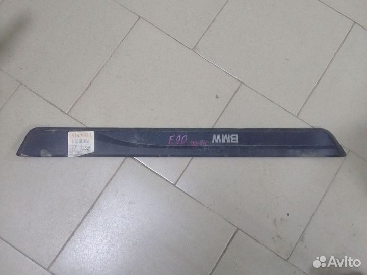 Накладка на порог внутренняя левая BMW 3