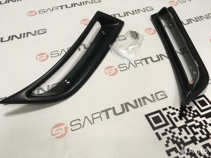 Накладки заднего бампера Октавия Skoda Octavia A7