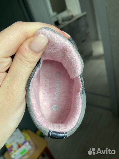 Ботинки демисезонные для девочки 19 размер kapika