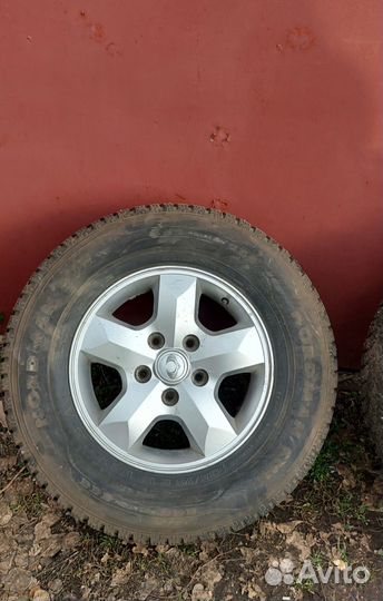 Диски на ssangyong kyron с резиной