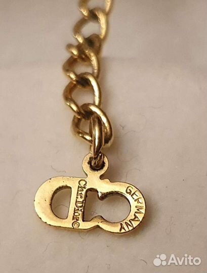 Колье Christian Dior, оригинал, 70-80ыегг, винтаж