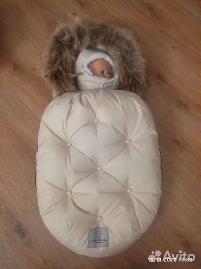 Зимний конверт в коляску