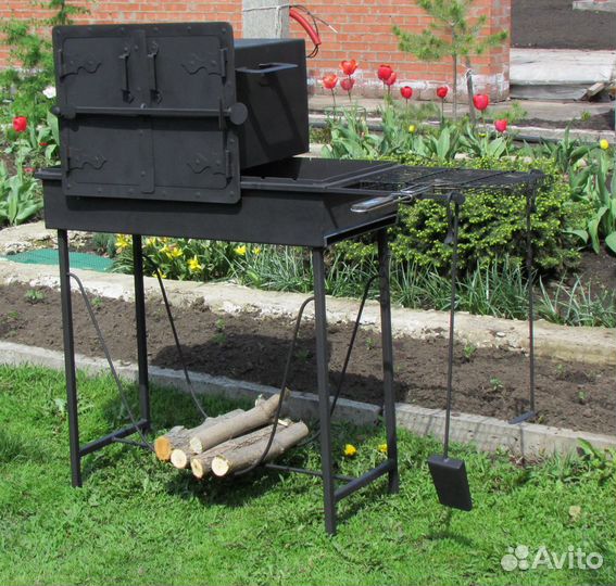 Мангал - казан - коптильня