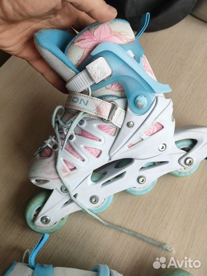 Коньки роликовые детские 32-35